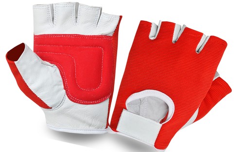 Gants musculation cuir - gants, en