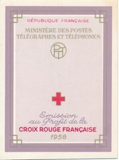 Timbre France Carnet Croix