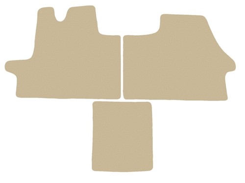 Beige velour tapis sol - velour,
