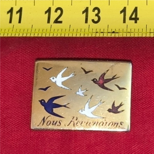 Insigne tricolore hirondelle - tricolore,