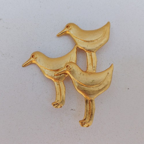 Bijou broche oiseaux - ,, métal