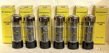 (6) Matched Matsushita Amperex EL34 6CA7 Tubes TV7 Tested NOS Gm/Plate Current