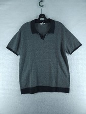 Marine Layer Liam Sweater Polo - Grey NWOT Size Medium 