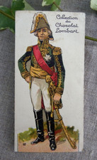 CHROMO PUBLICITAIRE ANCIEN - CHOCOLAT LOMBART - MARÉCHAL SERURIER