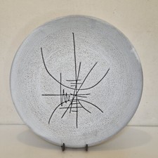 Vallauris - Henri Cimal - Grand plat de présentation - D. 31,2 cm - 1970