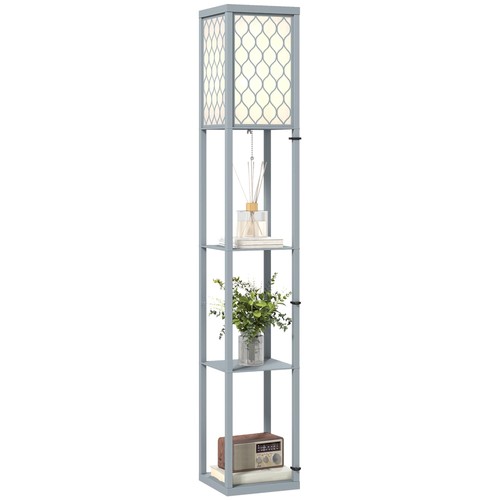 Lampadaire avec étagères
