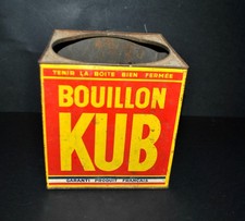 KUB kitchen decoration lithograph sheet metal advertising box 18cm