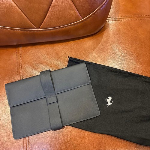 Sac pochette cuir - en, noir