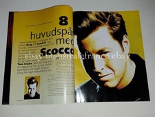 Mauro Scocco clippings Sweden 1990s Lee Jeans ad Petrof Unlimited Leather ad