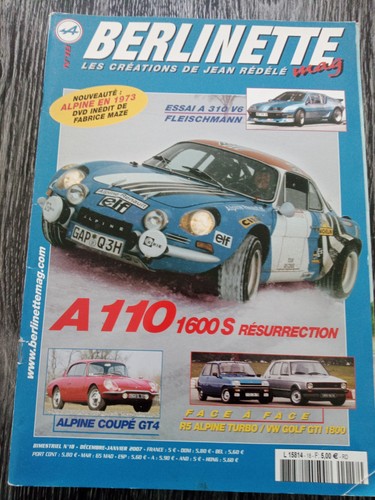 Berlinette a310 a110 - a310,
