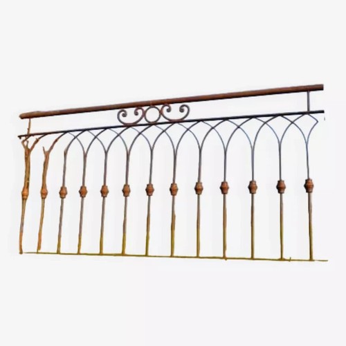 Barrière jardin fer - barrière,
