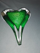Large Heart shaped Art Glass