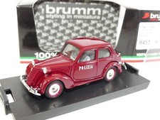 FIAT 1100 E BERLINE POLIZIA BRUMM R453 1:43