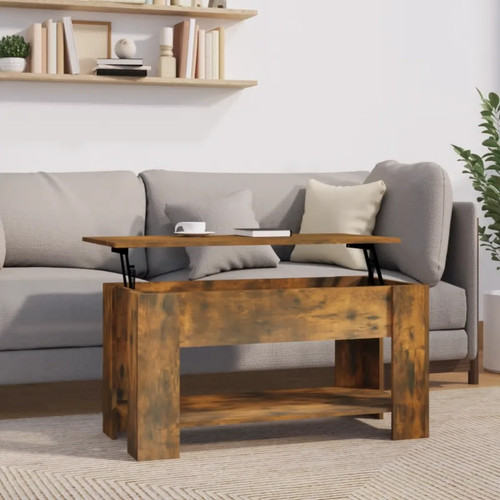 Table basse avec étagère