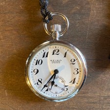 Horloge de conducteur de chemin de fer SEIKO objet fonctionnel vintage Japon ...