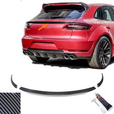 Spoiler Arrière En Vrai Carbone Pour Porsche Macan 2014-2018