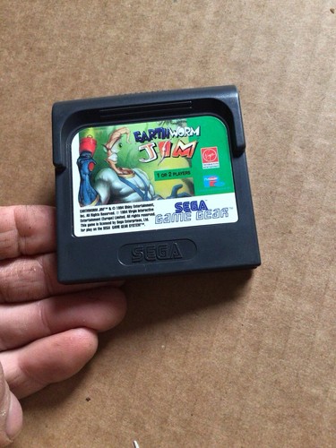 Earthworm jim sega game - jim, gear