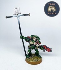 Warhammer 40k - Dark Angel Standard Bearer Character - Metal OOP Space Marine