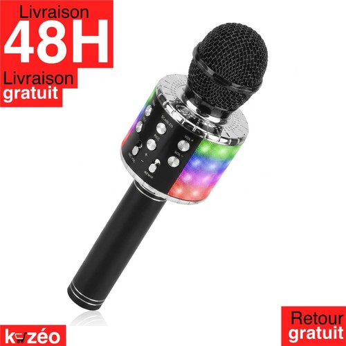 Microphone karaoké sans fil - microphone,