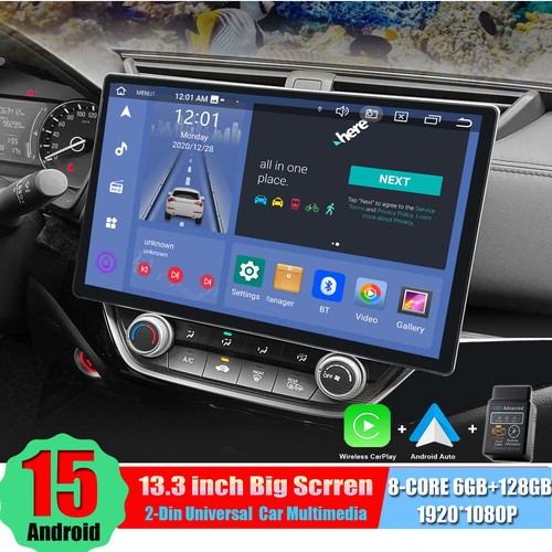 Double din inch - din, 128gb