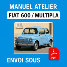 Manuel Atelier Fiat 600 et