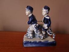 Holland Blue & White Delft Porcelain Pocket Empty Characters No. 2392