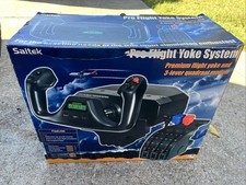 Saitek Pro Flight Yoke System w/ Throttle Quadrant Module New Open Box