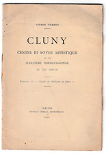TERRET - CLUNY CENTRE ET FOYER ARTISTIQUE DE LA SCULPTURE - LIVRE ANCIEN