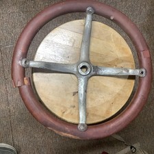 Antique Ford Model T Steering Wheel 15" Wood / Cast Iron