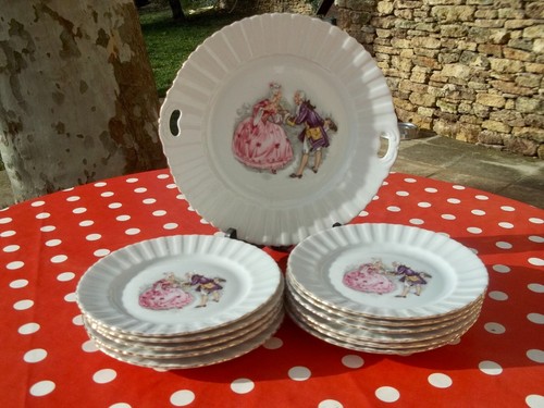Service gâteaux vintage - gâteaux,