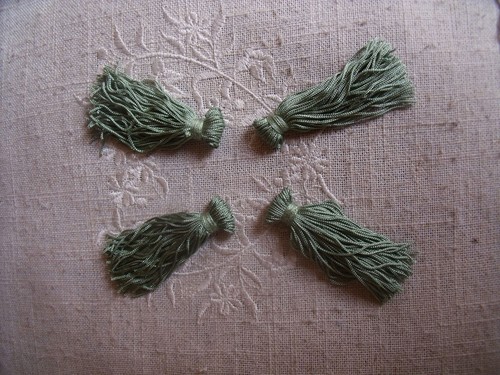 Anciens pompons glands - anciens,
