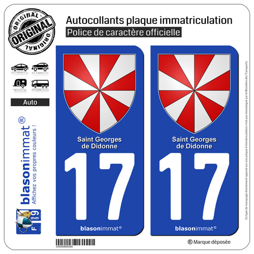 Blasonimmats plaque auto - 2, |