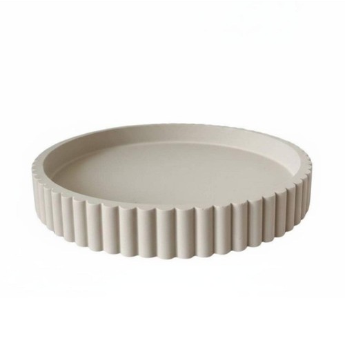 Plateau décoratif rond design - décoratif,