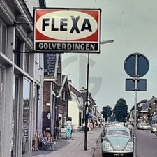 Flexa Golverdingen Sign in Holland/Netherlands, VW Beetle: 1960's "126" Slide