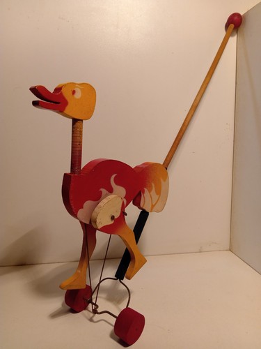 Cij autruche emeu bois - f,