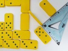 Mega Large Dominoes Foam Dominoes Educational Toy Game 