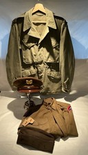 US WWII WW2 CWO Lot. M-43 jacket and shirt.