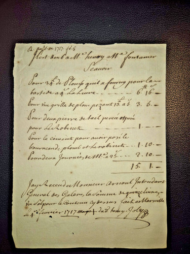 Manuscrit marseille 1717 - manuscrit,
