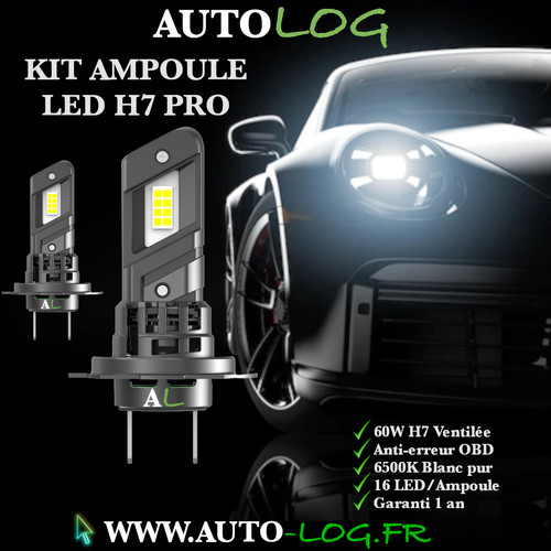 Kit ampoule led - h7, pro