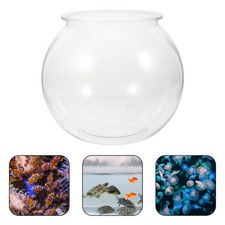 Globe Fish Tank Clear Plastic Fish Table Top Top Pish Noral Micro Landscape