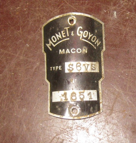 Plaque cadre moto de - cadre,