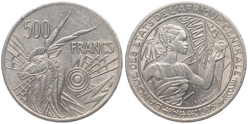 Afrique centrale 500 francs - centrale,
