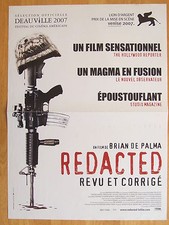 AFFICHE - REDACTED de Brian DE