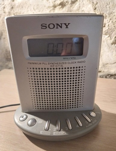 Sony icf c713l radio - icf-c713l, radio-réveil