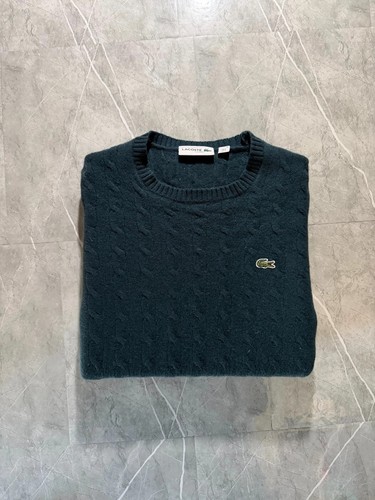 Pull torsadé lacoste col - lacoste, rond