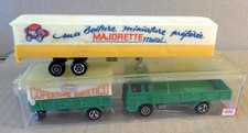 Vintage MAJORETTE - Bache + Remorque no.366 1/100 + other