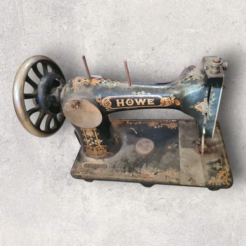 Ancienne machine coudre howe - ancienne,