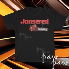 New Jonsered Chainsaw Logo Men's Black Logo American T-Shirt Funny Size S to 5XL