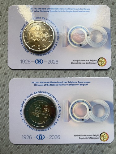 Lot coincard euros - 2, bu
