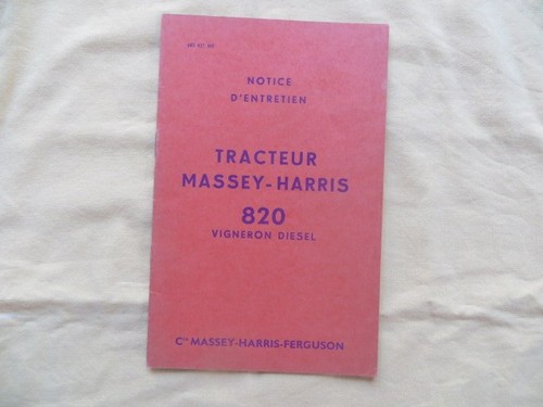 Tracteur massey harris 820 - tracteur,
